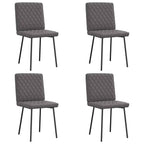 Silla de comedor 6 unidades terciopelo negro