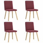 Silla de comedor 6 unidades terciopelo negro