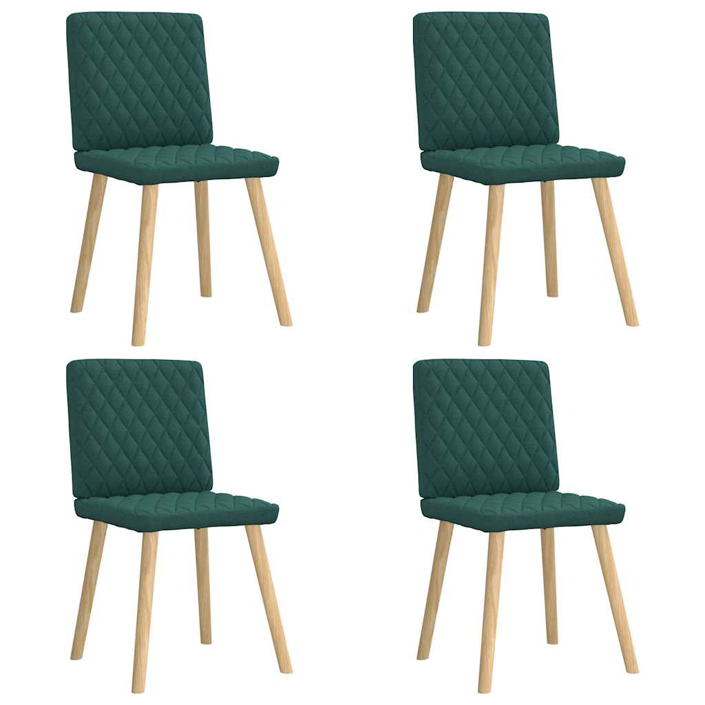 Silla de comedor 6 unidades terciopelo negro