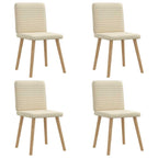 Silla de comedor 6 unidades terciopelo negro