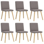 Silla de comedor 6 unidades terciopelo negro