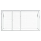 Jaula para Aves Antracita 208 x 102 x 108 cm Acero Galvanizado