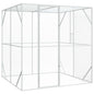 Jaula para Aves Antracite 208 x 102 x 108 cm Aço Galvanizado