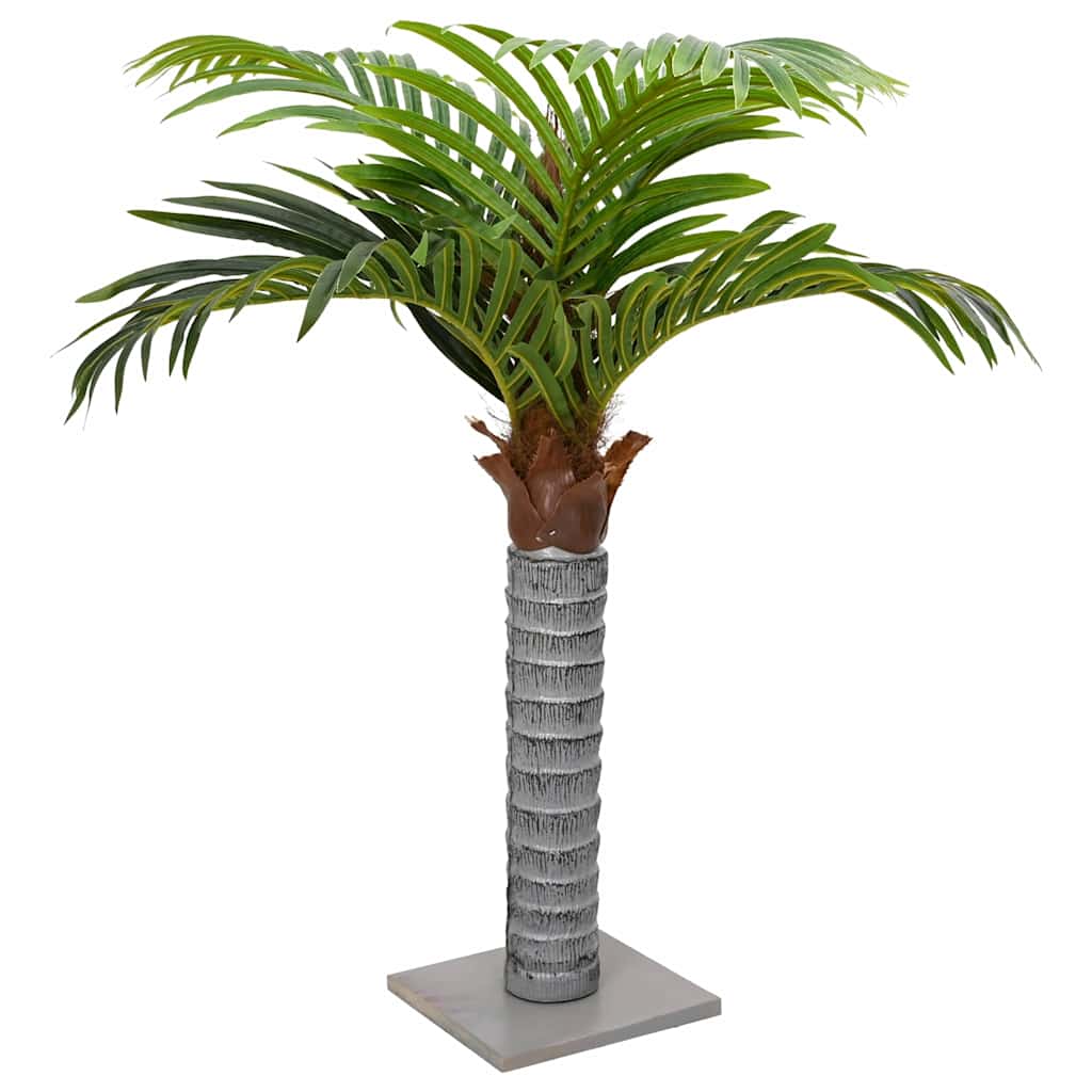 Artificial palm tree with 12 green leaves 150 cm