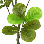 Árbol ficus artificial 30 hojas verde 125 cm