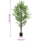 Planta Ficus Artificial 1260 Hojas 200 cm Verde