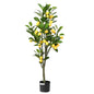 Artificial lemon tree 136 leaves 120 cm green