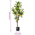 Limonero artificial 136 hojas 120 cm verde