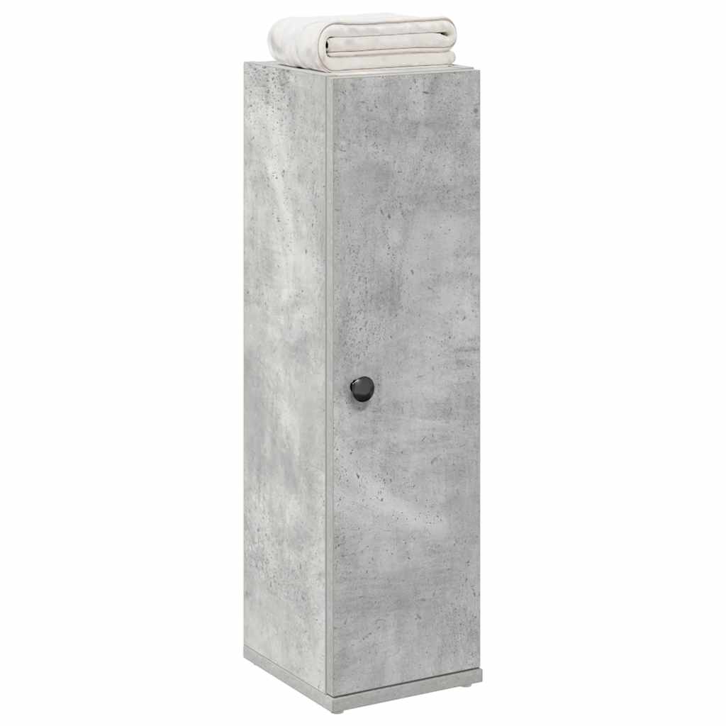 Mueble de baño con portarrollos blanco 20,5x20x90 cm