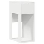 Torre de ordenador con cajón blanco 30x44x74 cm
