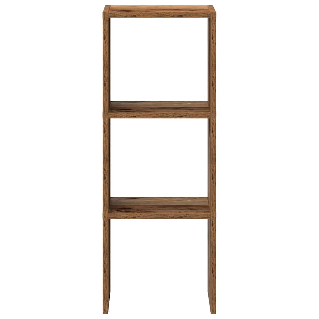 Estantería apilable de madera vieja 30x30x80cm madera procesada