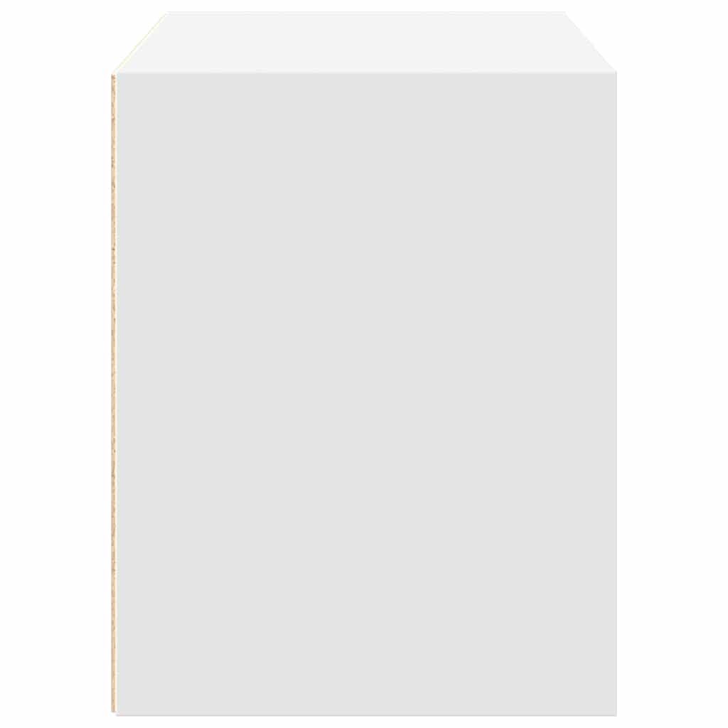 Armario con 2 cajones blanco 60x31x40 cm madera de ingeniería