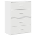 Armarios con 2 cajones 2 uds blanco 60x31x40 cm
