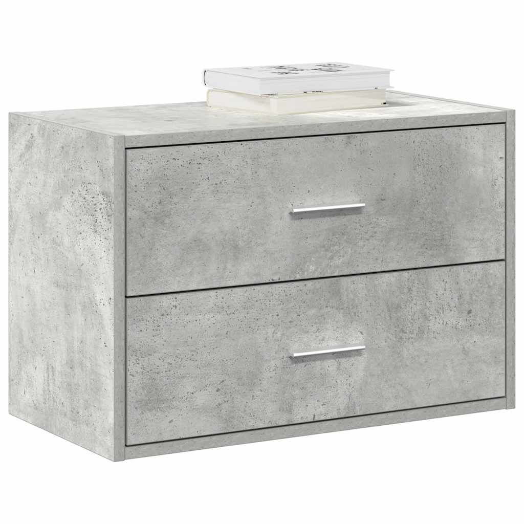 Armario con 2 cajones blanco 60x31x40 cm madera de ingeniería