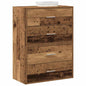 Armarios con 2 cajones 2 uds blanco 60x31x40 cm