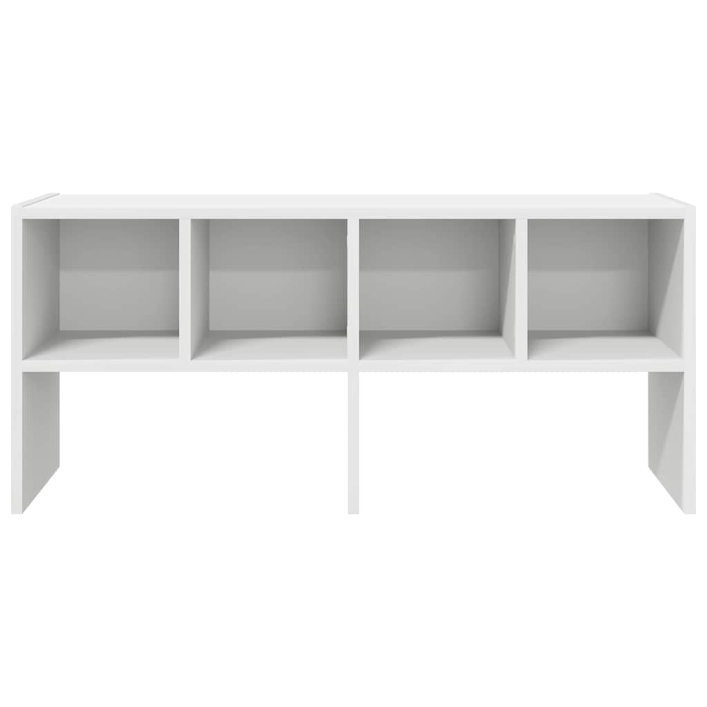 Zapatero apilable blanco 89,5x30x40 cm