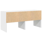 Zapatero apilable blanco 89,5x30x40 cm