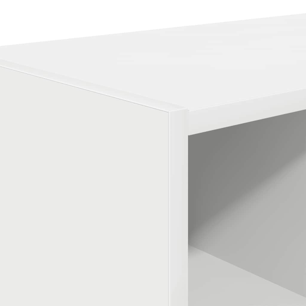 Zapatero apilable blanco 89,5x30x40 cm
