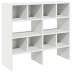 Zapateros 2 uds apilables blanco 89,5x30x40 cm