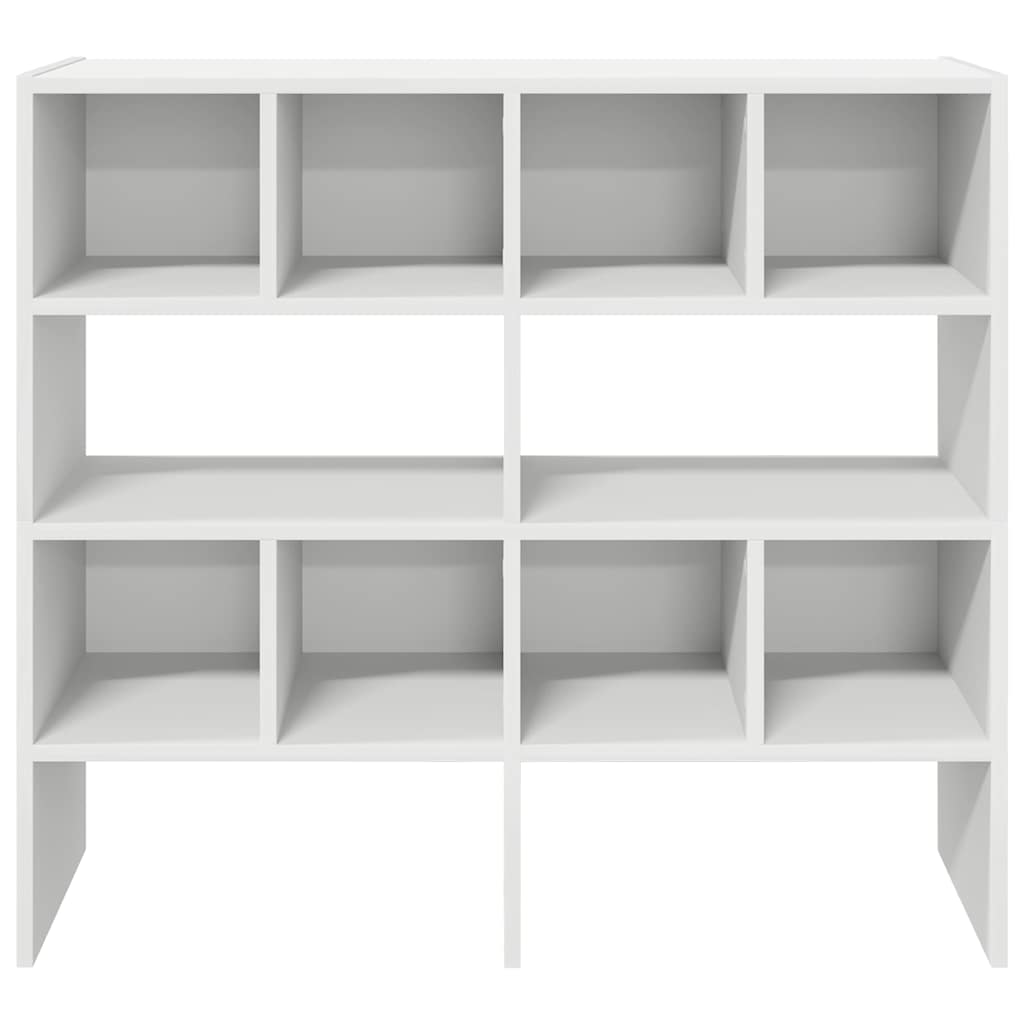Zapateros 2 uds apilables blanco 89,5x30x40 cm
