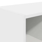 Zapateros 2 uds apilables blanco 89,5x30x40 cm