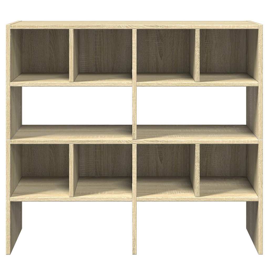 Zapateros 2 uds apilables roble sonoma 89,5x30x40 cm