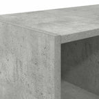 Zapatero apilable gris hormigón 89,5x30x40 cm