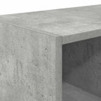 Zapateros 2 uds apilables gris hormigón 89,5x30x40 cm