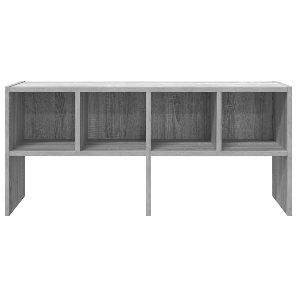 Zapatero apilable gris sonoma 89,5x30x40 cm