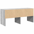 Zapatero apilable gris sonoma 89,5x30x40 cm