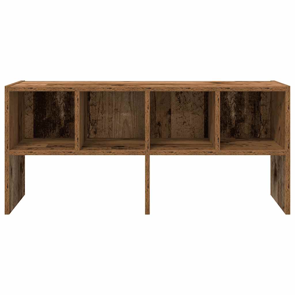 Zapatero apilable madera vieja 89,5x30x40 cm