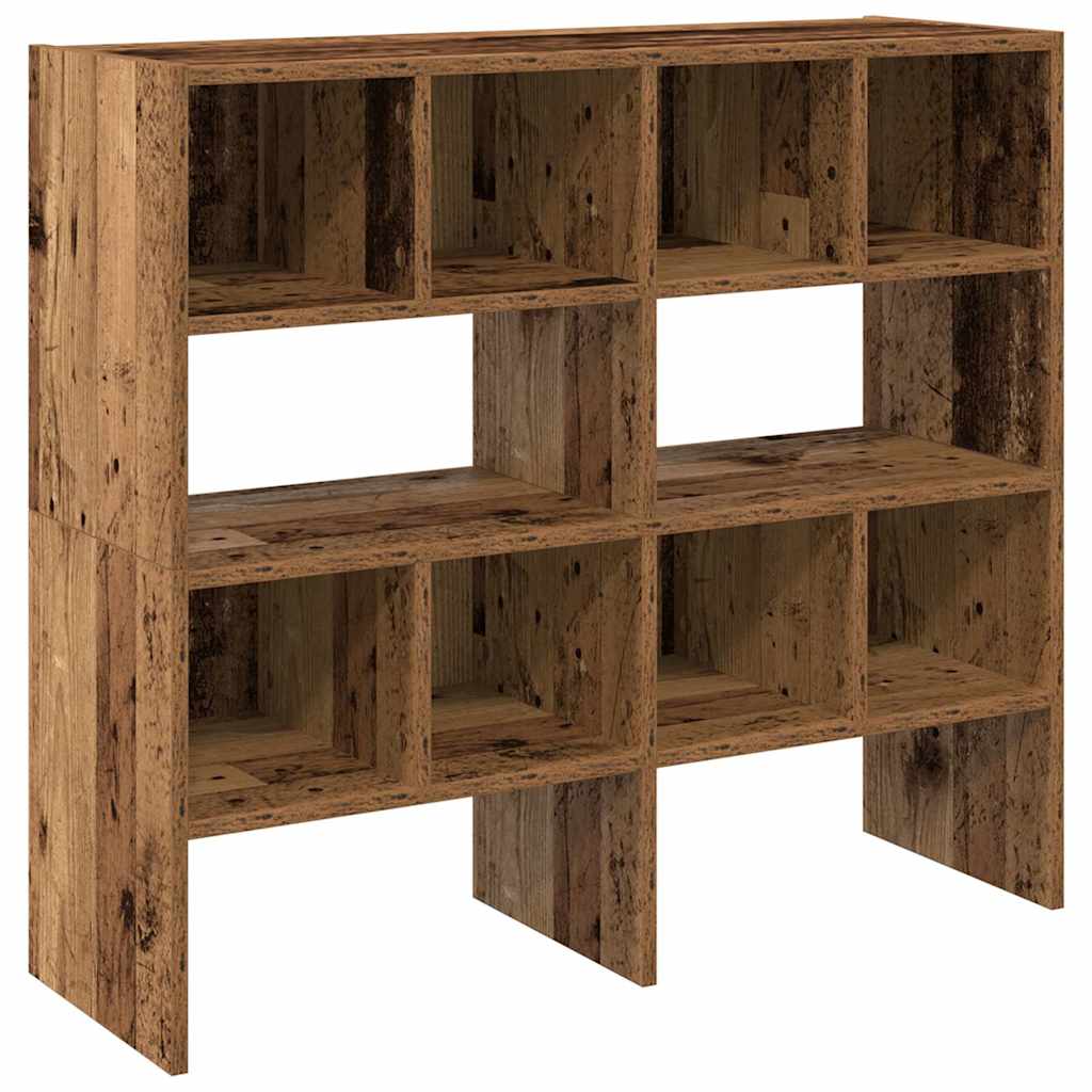 Zapateros 2 uds apilables madera vieja 89,5x30x40 cm