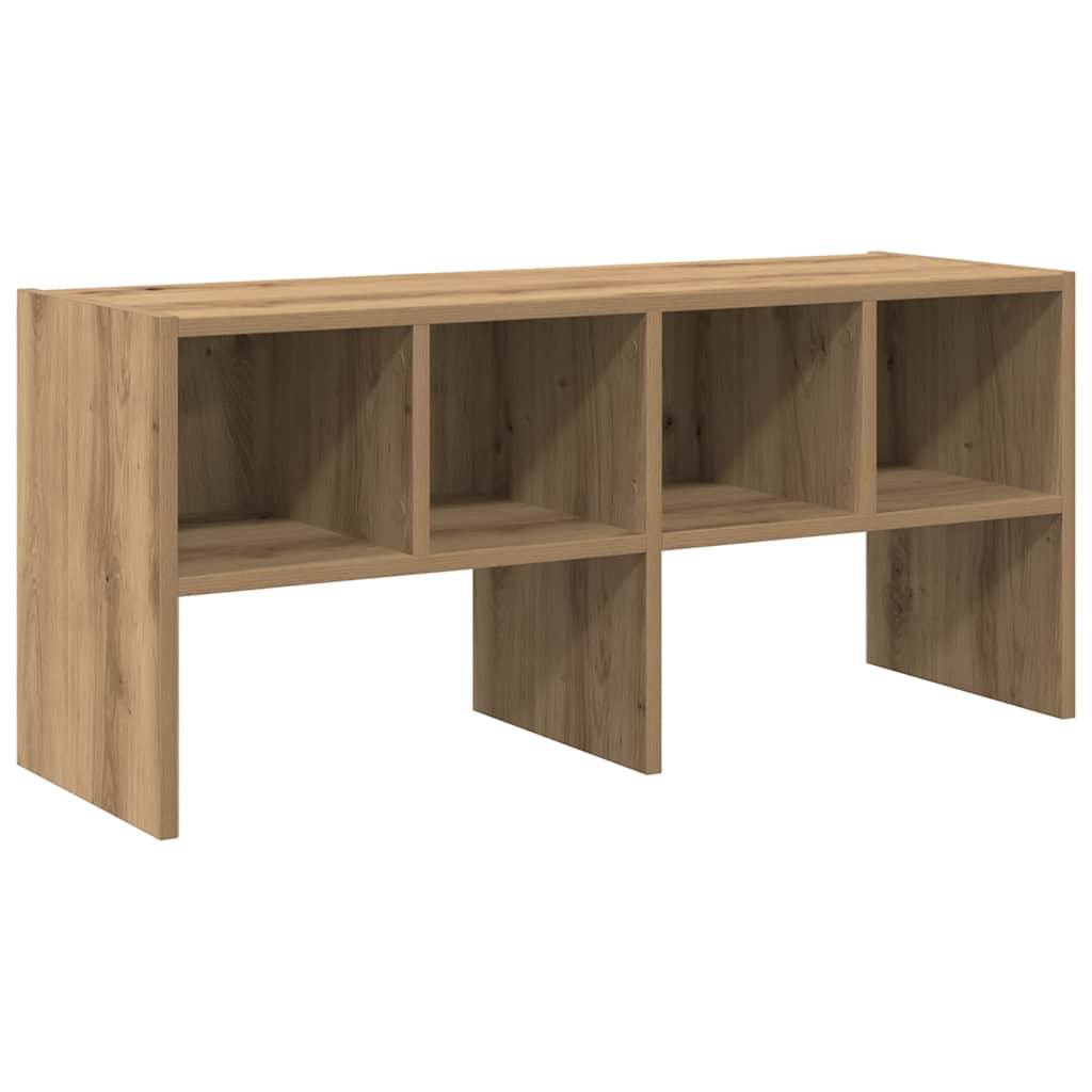 Zapatero apilable roble artesanal 89,5x30x40 cm