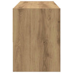 Zapatero apilable roble artesanal 89,5x30x40 cm