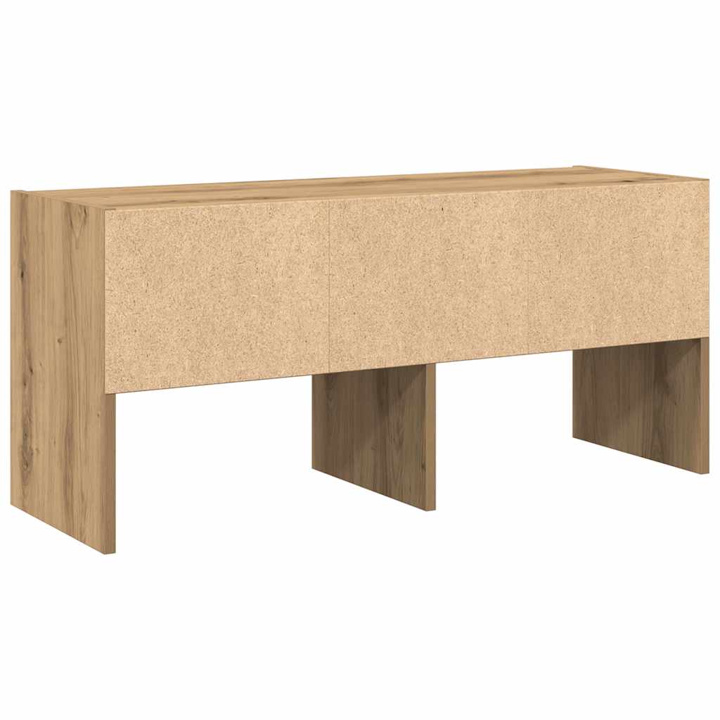 Zapatero apilable roble artesanal 89,5x30x40 cm