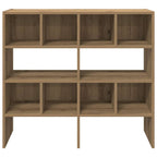Zapateros 2 uds apilables roble artesanal 89,5x30x40 cm