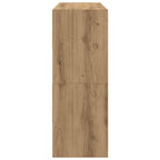 Zapateros 2 uds apilables roble artesanal 89,5x30x40 cm
