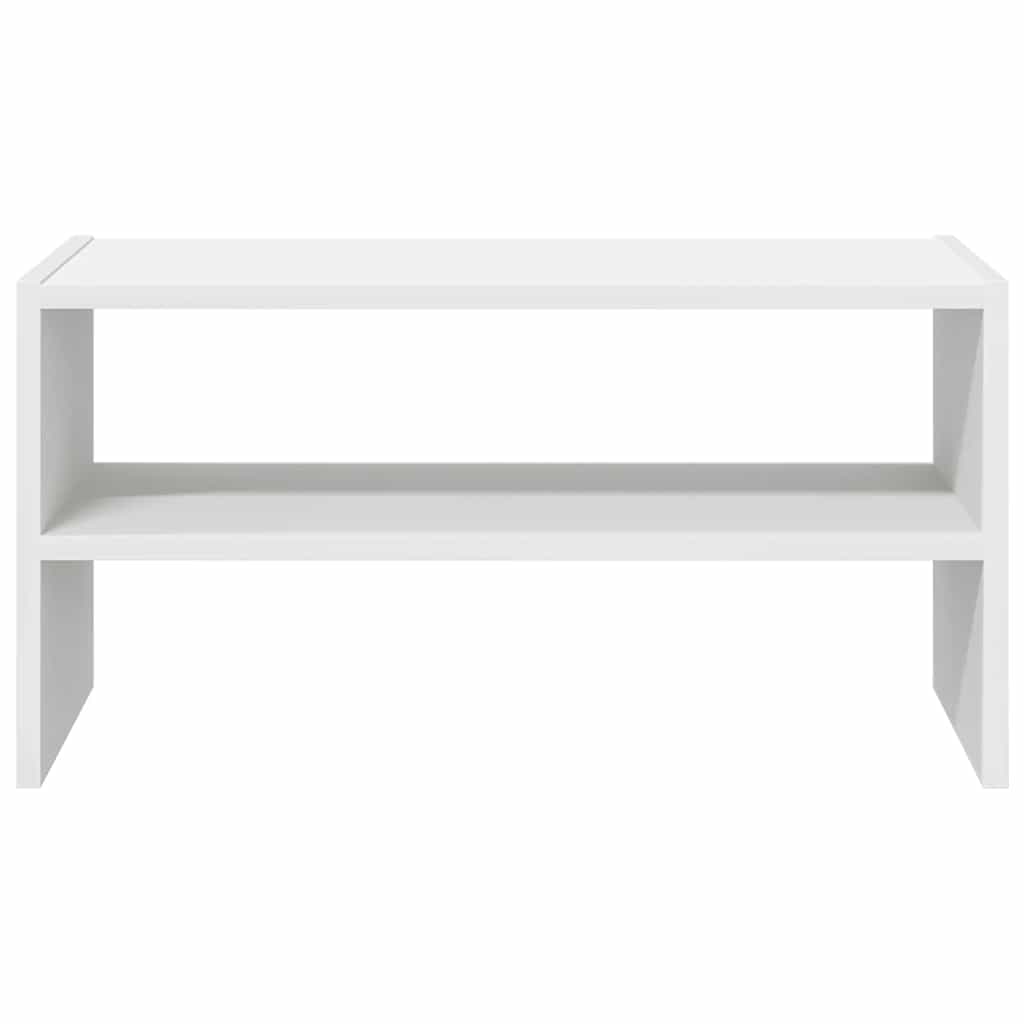 Zapatero apilable blanco 60x30x30,5 cm