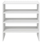 Zapateros 2 uds apilables blanco 60x30x30,5 cm