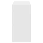 Zapateros 2 uds apilables blanco 60x30x30,5 cm