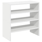 Zapateros 2 uds apilables blanco 60x30x30,5 cm