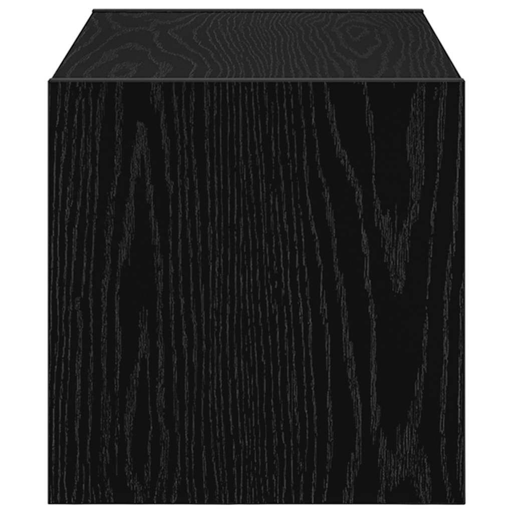 Zapatero apilable roble negro 60x30x30,5 cm