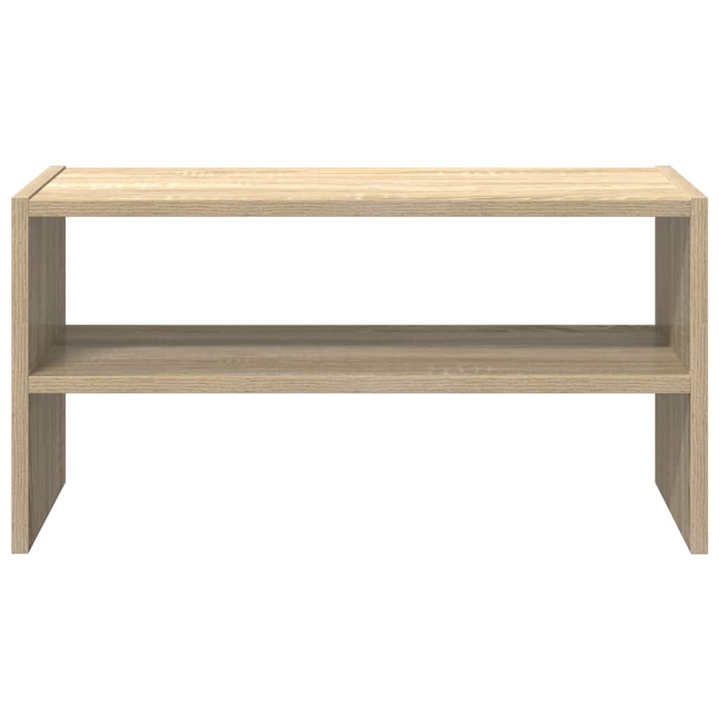 Zapatero apilable roble sonoma 60x30x30,5 cm