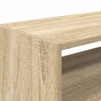 Zapateros 2 uds apilables roble sonoma 60x30x30,5 cm