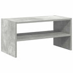 Zapatero apilable gris hormigón 60x30x30,5 cm