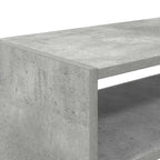 Zapatero apilable gris hormigón 60x30x30,5 cm