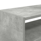 Zapateros 2 uds apilables gris hormigón 60x30x30,5 cm