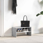 Zapatero apilable gris sonoma 60x30x30,5 cm