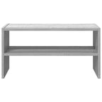 Zapatero apilable gris sonoma 60x30x30,5 cm