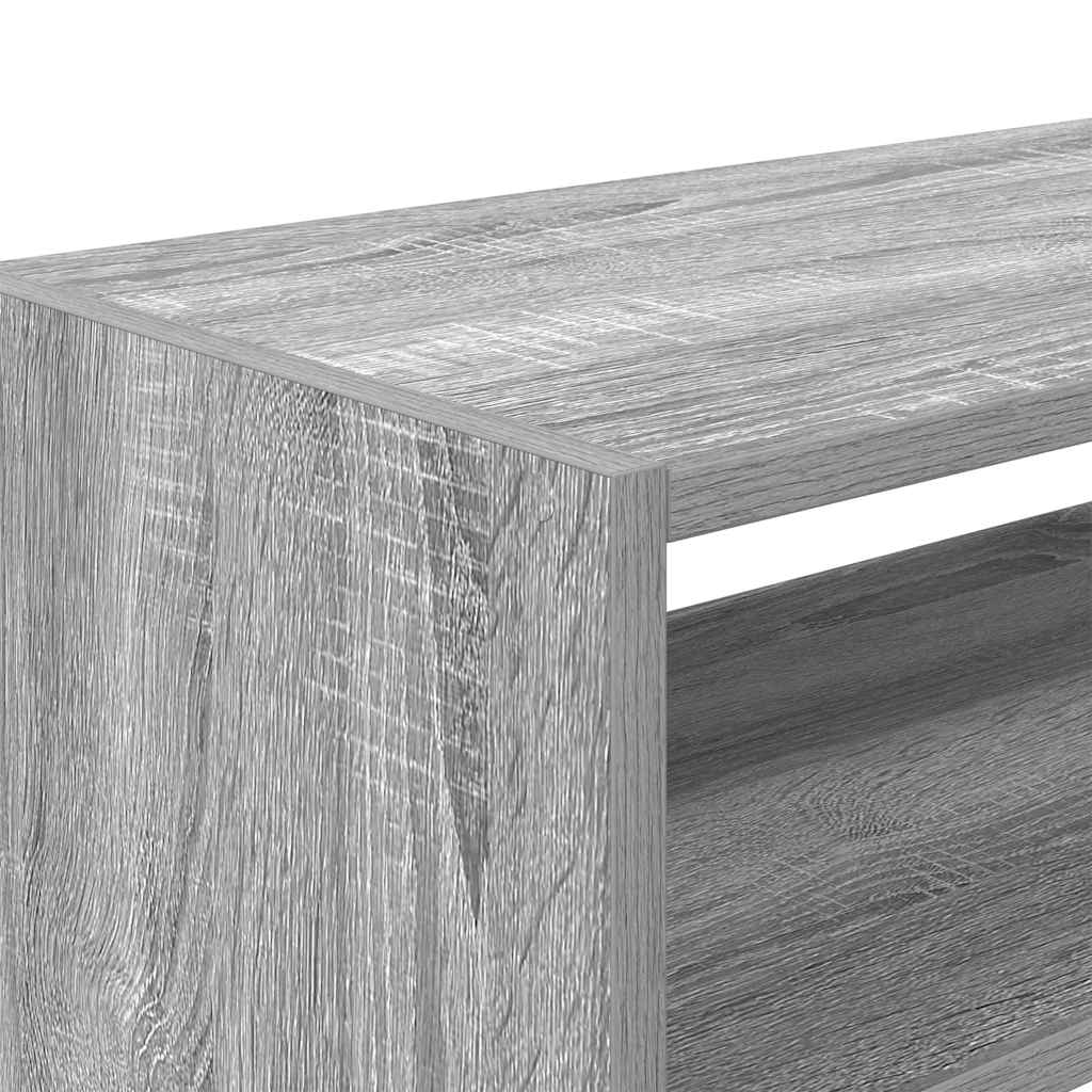 Zapatero apilable gris sonoma 60x30x30,5 cm